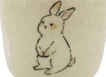 Пиала ручная работа Мойчай # 42286 Художественный образ "Кролик"