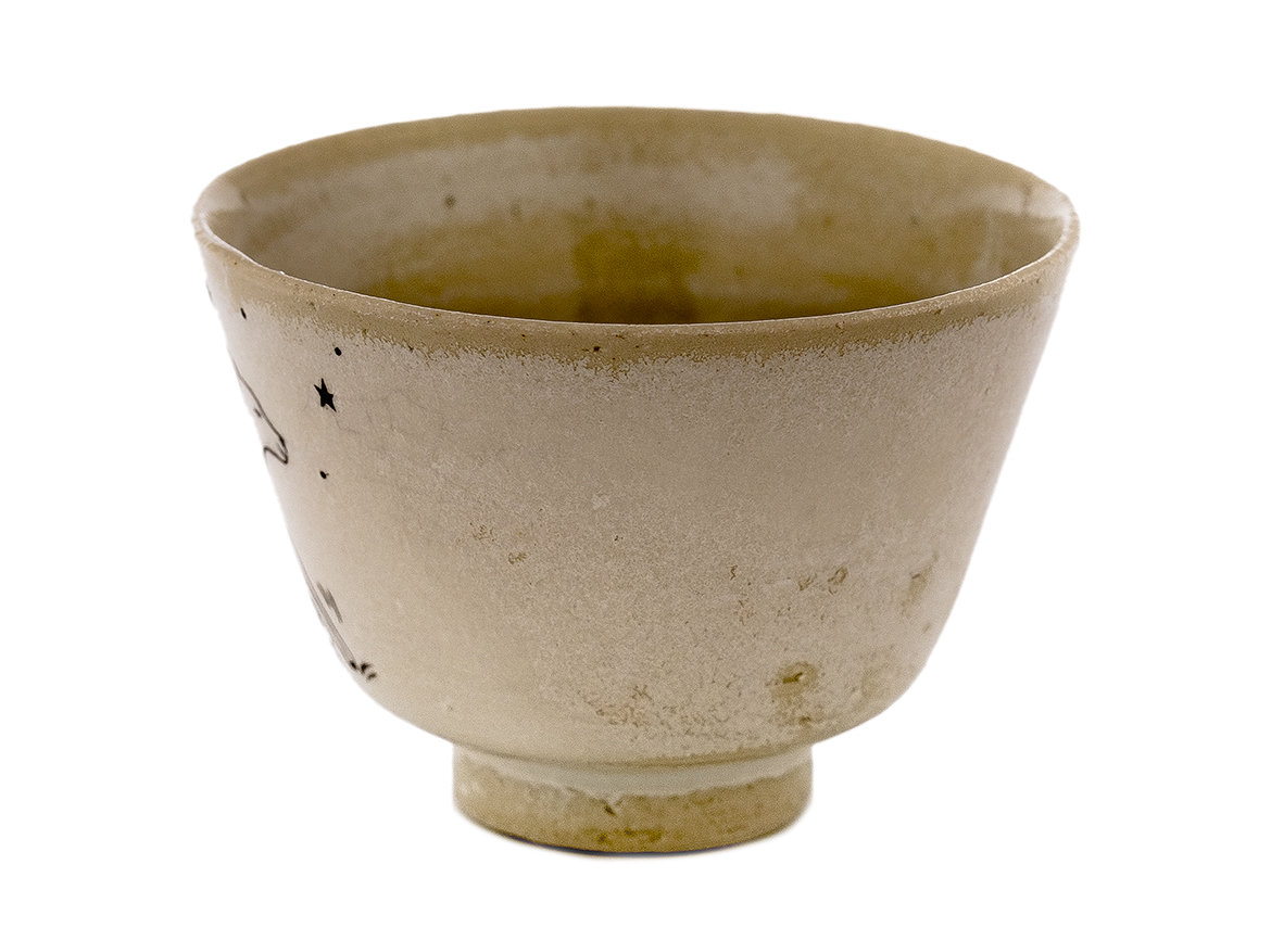 Cup handmade Moychay # 42307, Artistic image 'Lamb', ceramic/hand painting, 57 ml.