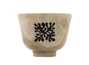 Cup handmade Moychay # 42321, Artistic image 'Plants', ceramic/hand painting, 62 ml.