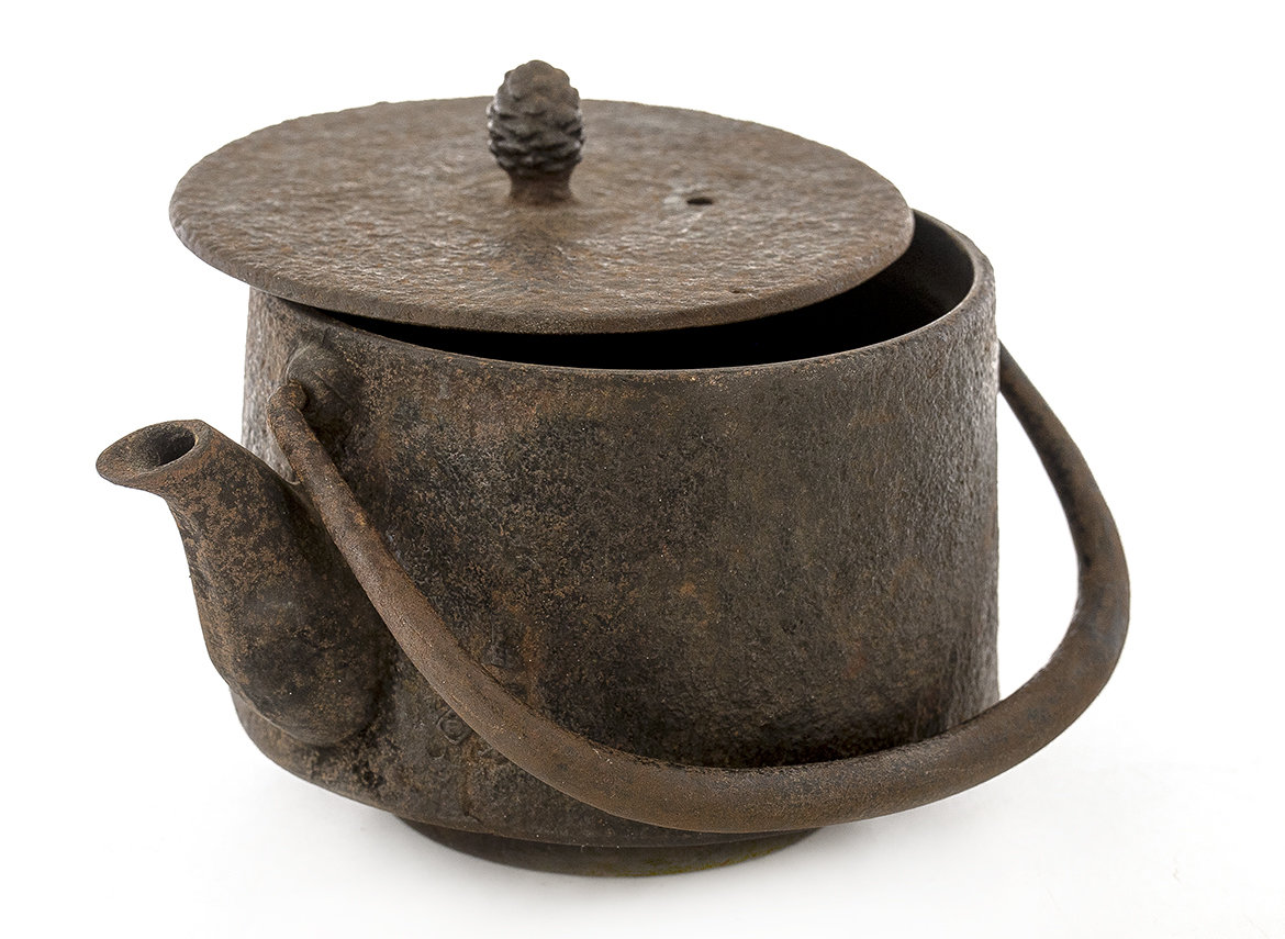 Чайник антикварный Тецубин, Япония, конец 19 века # 42461, металл, 200 мл.