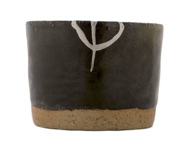 Cup handmade Moychay and kintsugi # 42533, wood firing/ceramic, 143 ml.