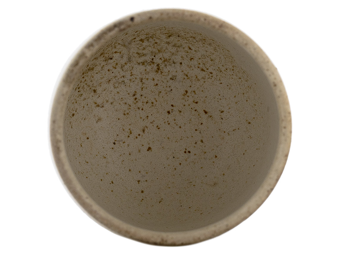 Cup handmade Moychay # 42653, wood firing/ceramic/hand painting, 70 ml.
