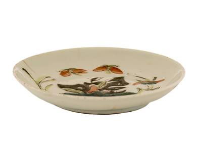 Блюдо для украшения чайного стола (чайная тарелка), Середина 20-го века, Китай # 42669, фарфор