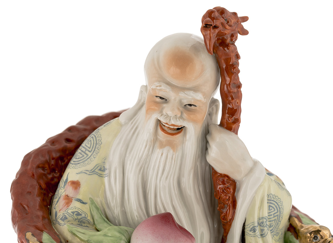 Фигурка винтажная, Китай # 42678, керамика