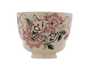 Cup handmade Moychay # 43013, Artistic image 'Mask', ceramic/hand painting, 125 ml.