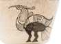 Пиала ручная работа Мойчай # 43036, Художественный образ "Сказочная птица", керамика/ручная роспись, 26 мл.