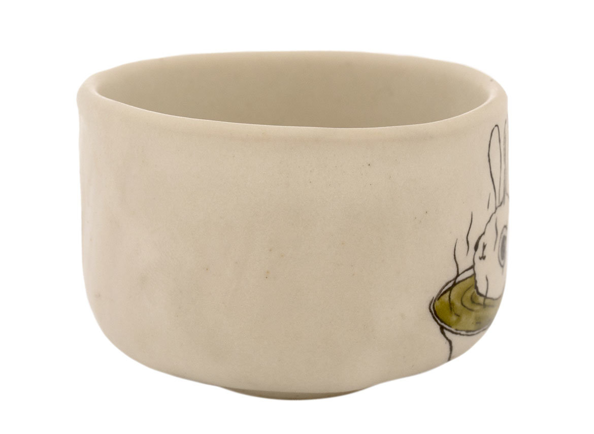 Cup handmade Moychay # 43045, series of 'Warm', ceramic/hand painting, 55 ml.