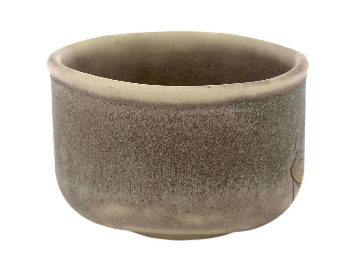 Cup handmade Moychay # 43059, series of 'Warm', ceramic/hand painting, 55 ml.