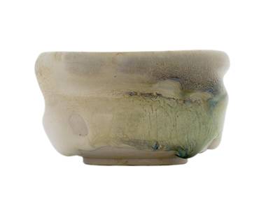 Пиала ручная работа Мойчай # 43190, дровяной обжиг/керамика, 92 мл.