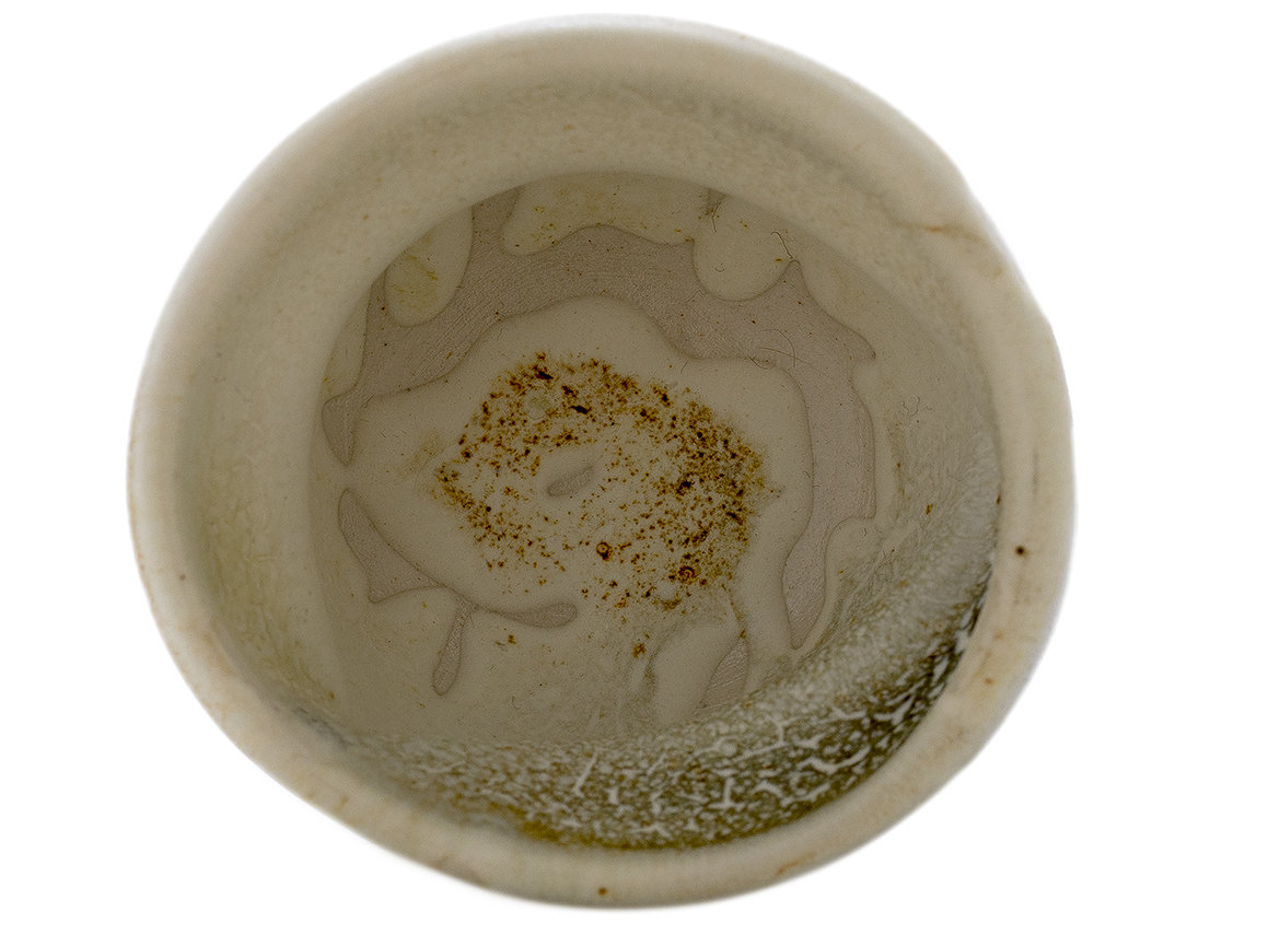 Пиала ручная работа Мойчай # 43190, дровяной обжиг/керамика, 92 мл.