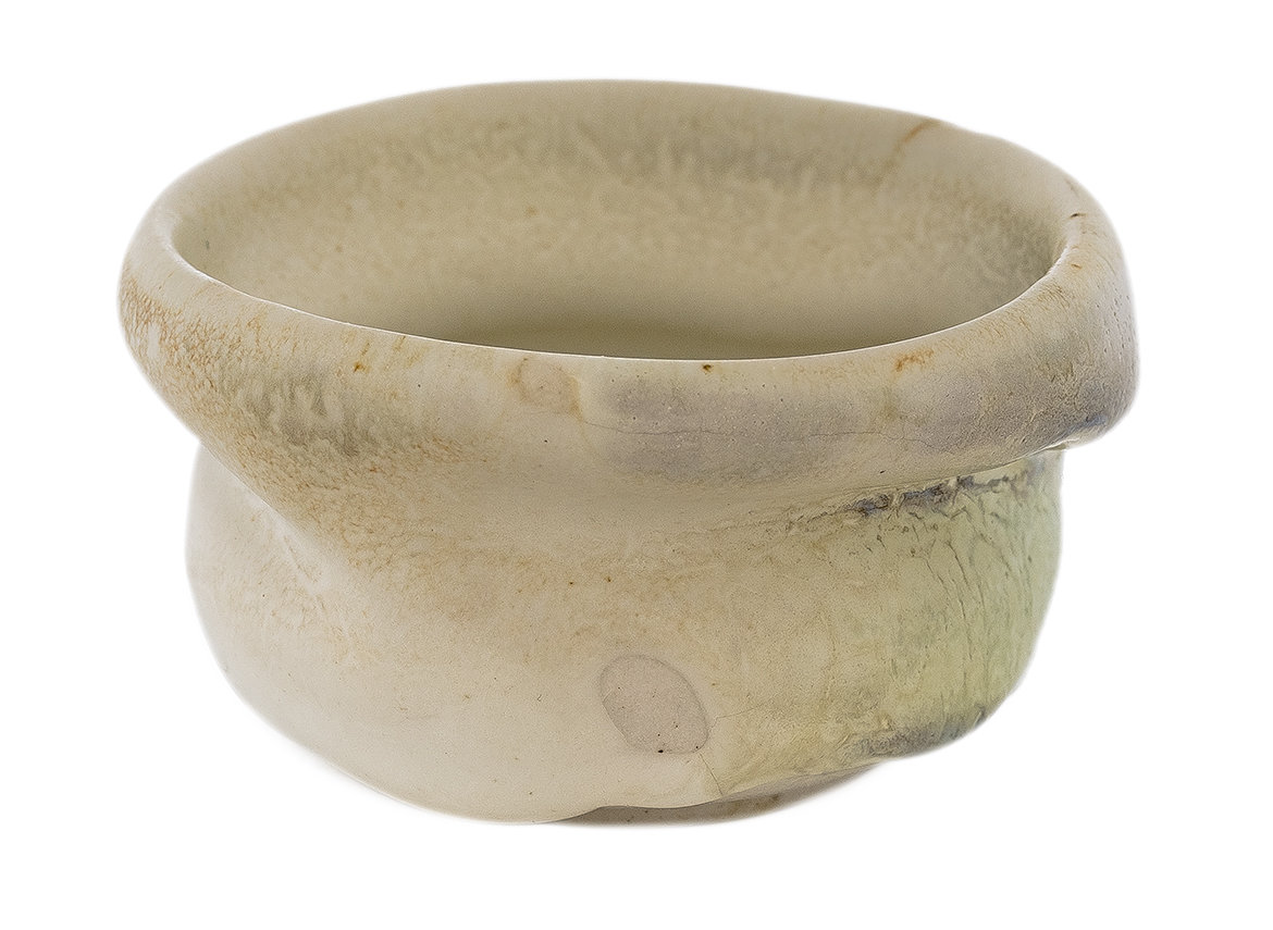 Пиала ручная работа Мойчай # 43190, дровяной обжиг/керамика, 92 мл.