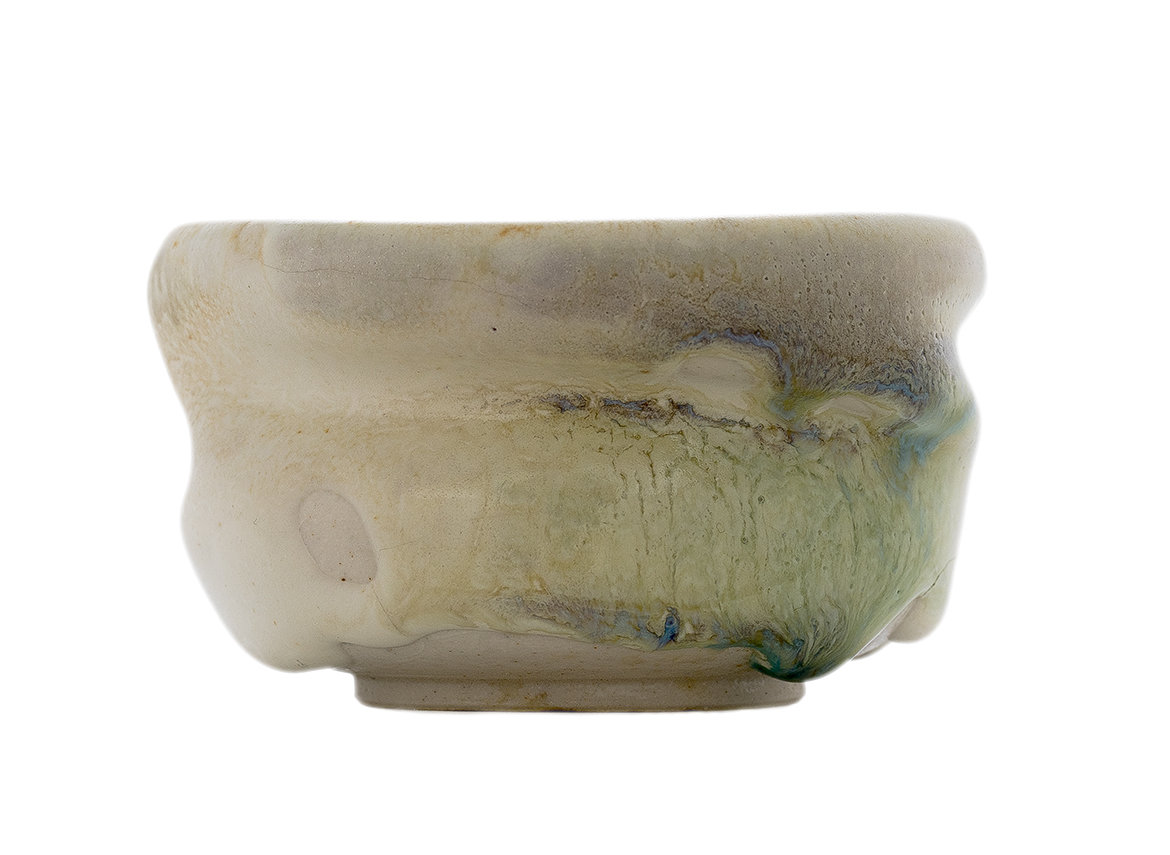 Пиала ручная работа Мойчай # 43190, дровяной обжиг/керамика, 92 мл.