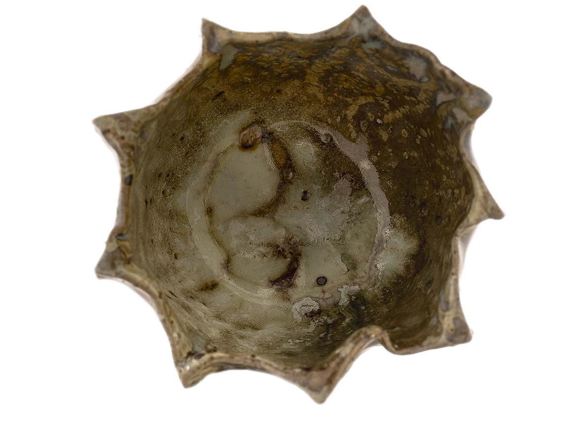 Пиала ручная работа Мойчай # 43247, дровяной обжиг/керамика, 104 мл.