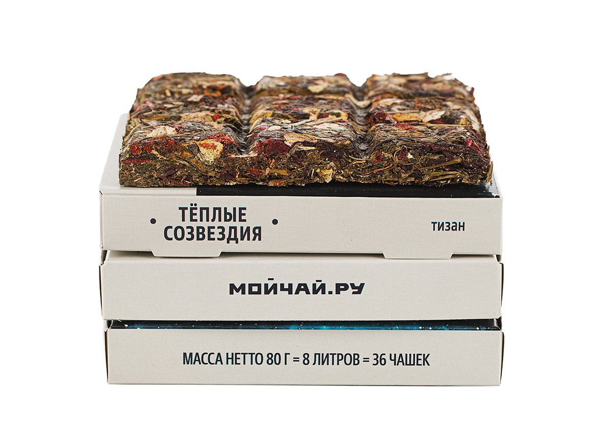 Травяной сбор прессованный «Тёплые Созвездия» 2.0, 80 г