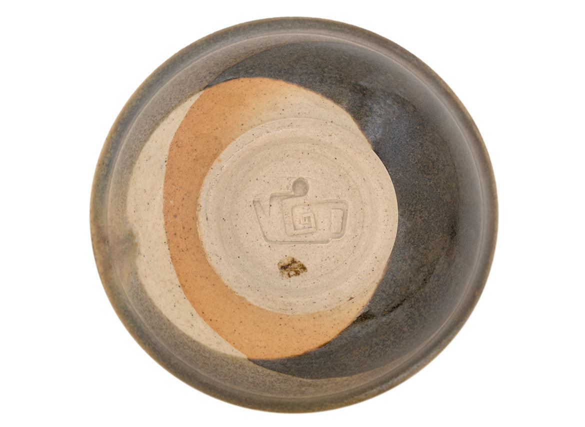 Cup handmade Moychay # 43498, ceramic/wood firing, 83 ml.