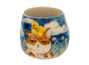 Cup handmade Moychay # 43515, ceramic/hand painting, 123 ml.