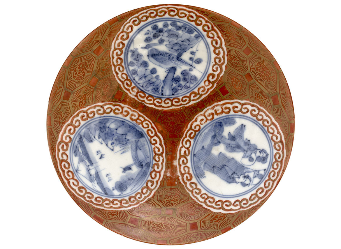 Gaiwan, Japan # 43559, hand painting/eggshell porcelain, 110 ml.