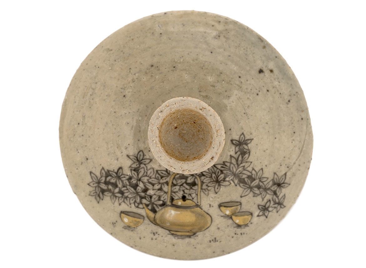 Гайвань ручная работа Мойчай # 43561, керамика/ручная роспись, 140 мл.