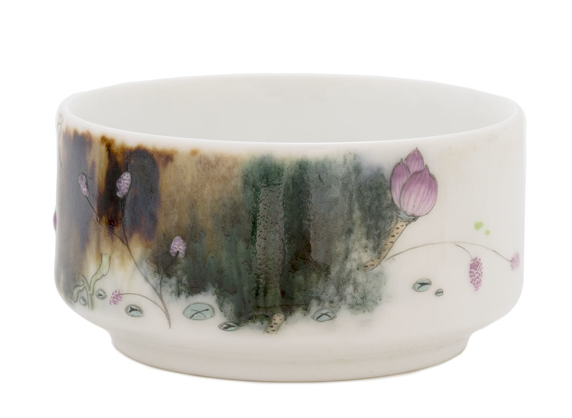 Пиала # 43567, цзиньдэчжэньский фарфор/ручная роспись, 112 мл.