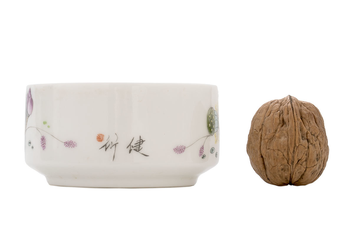 Пиала # 43567, цзиньдэчжэньский фарфор/ручная роспись, 112 мл.