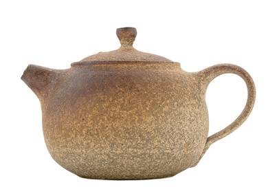 Чайник ручная работа, Чехия # 43617, дровяной обжиг/керамика, 110 мл.