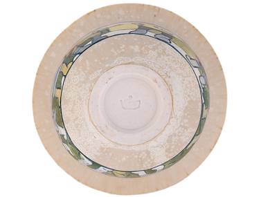 Набор посуды из 4-ёх предметов ручная работа Мойчай Оммаж серии Рериха "Каменный век" # 43835: Гайвань 170 мл гундаобэй 255 мл пиалы 2 шт по 120 мл
