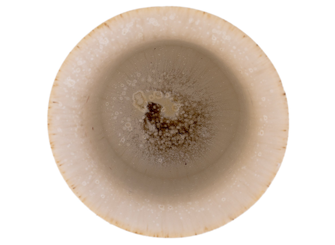Набор посуды из 4-ёх предметов ручная работа Мойчай. Оммаж серии Рериха "Каменный век" # 43835: Гайвань 170 мл, гундаобэй 255 мл, пиалы (2 шт.) по 120 мл.
