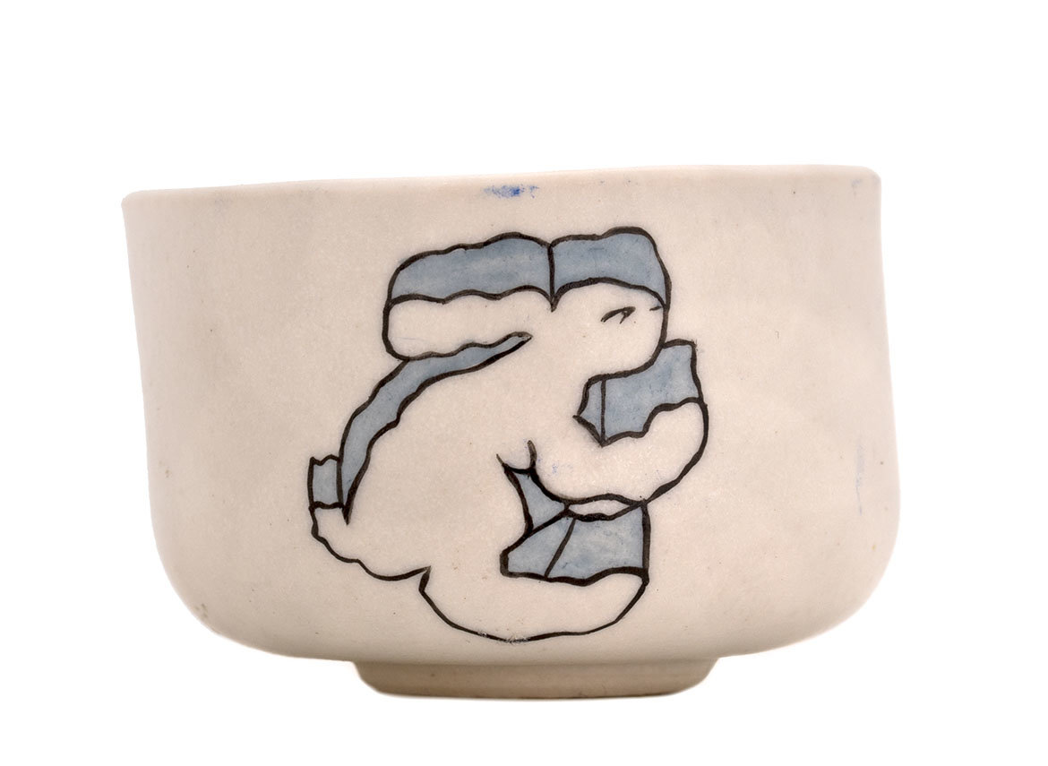 Cup Moychay 'Three-dimensional rabbit' # 43873, ceramic/hand painting, 55 ml.