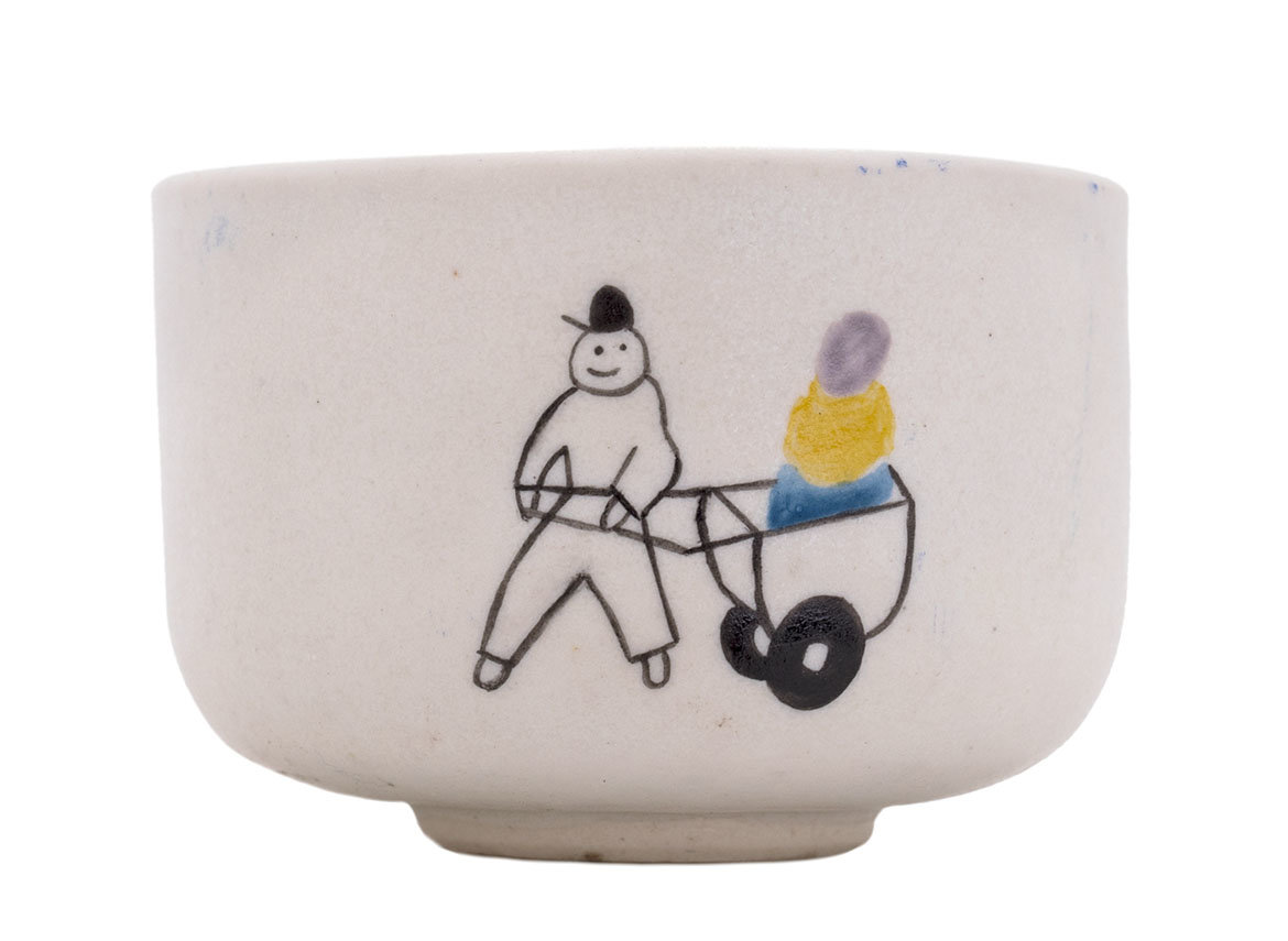 Cup Moychay 'The man with the ice cream' # 43882, ceramic/hand painting, 55 ml.