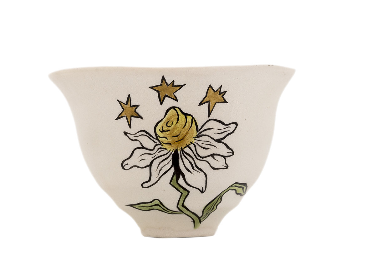 Cup Moychay 'Chamomile' # 43919, ceramic/hand painting, 68 ml.
