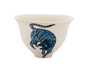 Cup Moychay 'Blue Tiger' # 43923, ceramic/hand painting, 68 ml.