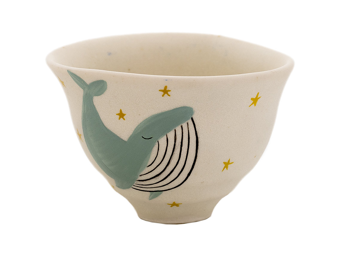 Cup Moychay 'Night Whales' # 43943, ceramic/hand painting, 68 ml.