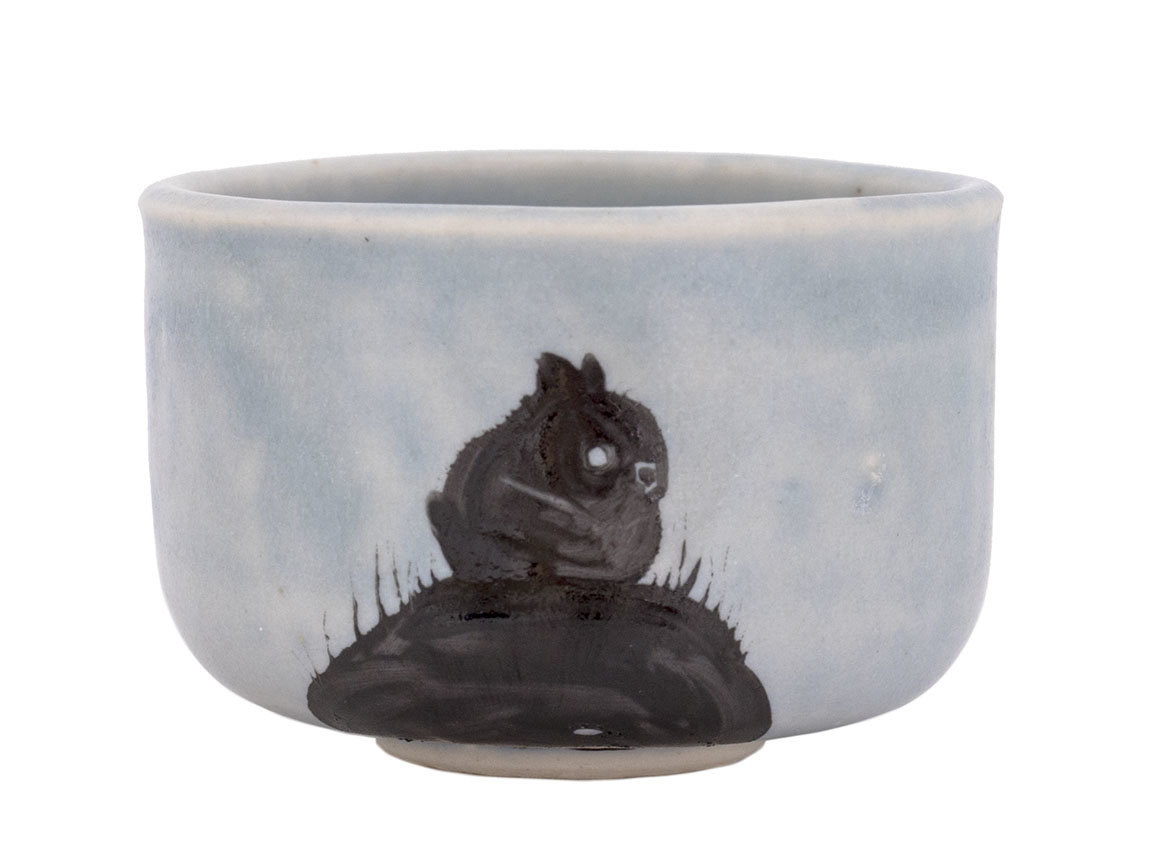 Cup Moychay, series of 'Run around' # 43958, ceramic/hand painting, 55 ml.