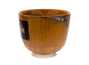 Cup handmade Moychay 'Letter' # 43974, wood firing/ceramic/hand painting, 123 ml.
