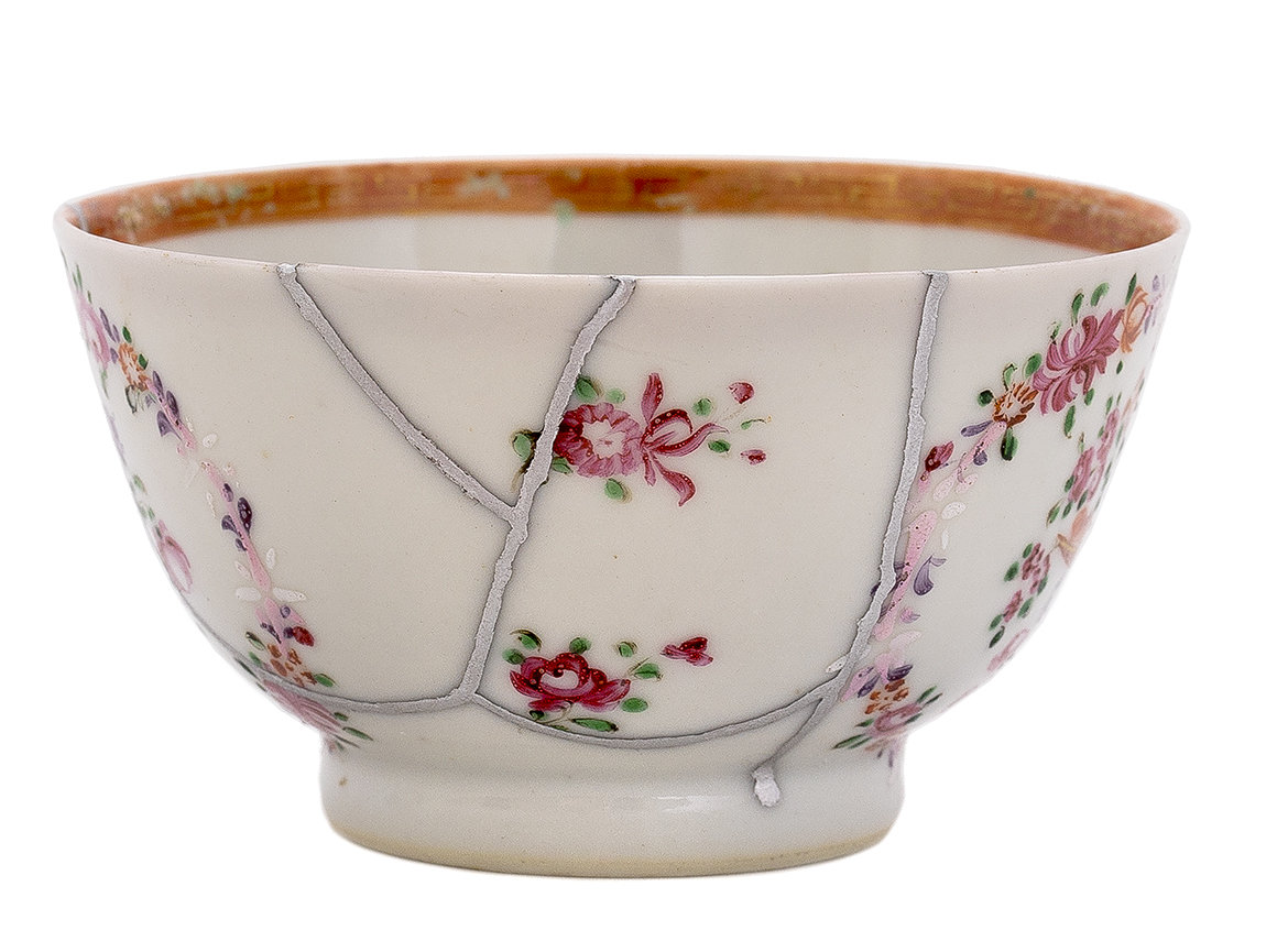 Cup kintsugi, Europe # 43995, hand painting/porcelain, 90 ml.