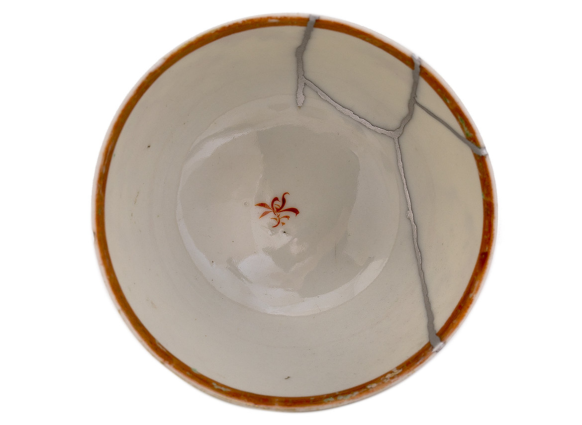 Cup kintsugi, Europe # 43995, hand painting/porcelain, 90 ml.