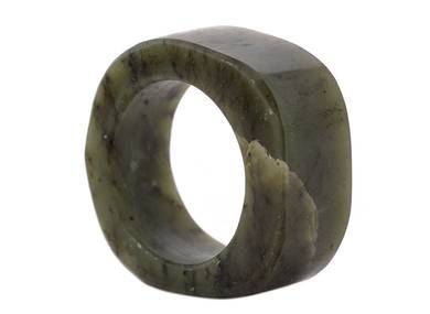 Кольцо перстень # 44009 нефрит