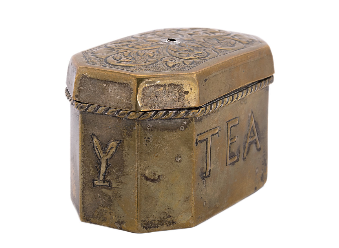 Tea caddy, vintage # 44051, metal