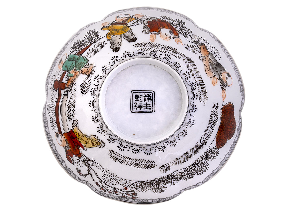 Пиала # 44074, ручная роспись/фарфор, 320 мл.