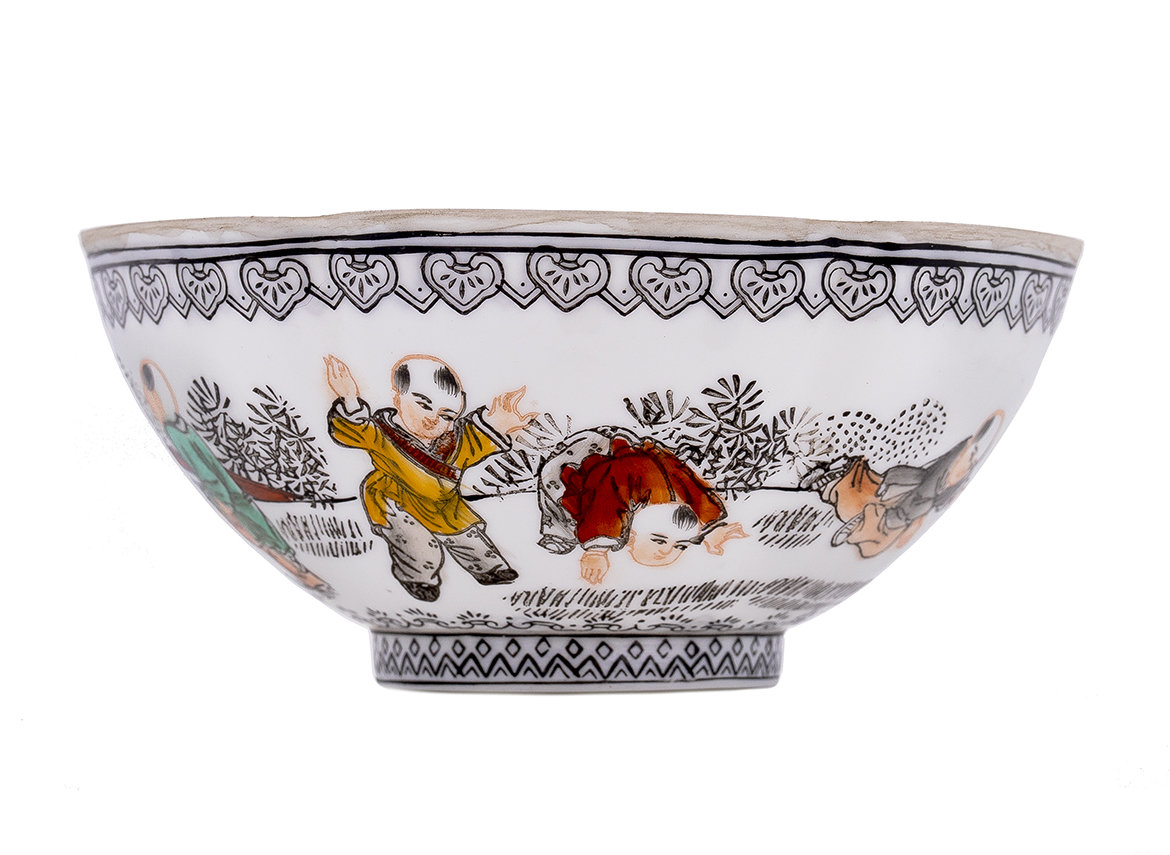 Пиала # 44074, ручная роспись/фарфор, 320 мл.