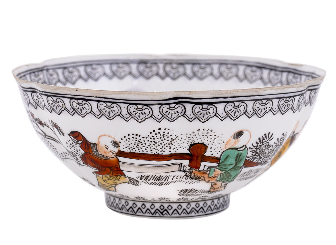 Пиала # 44074, ручная роспись/фарфор, 320 мл.