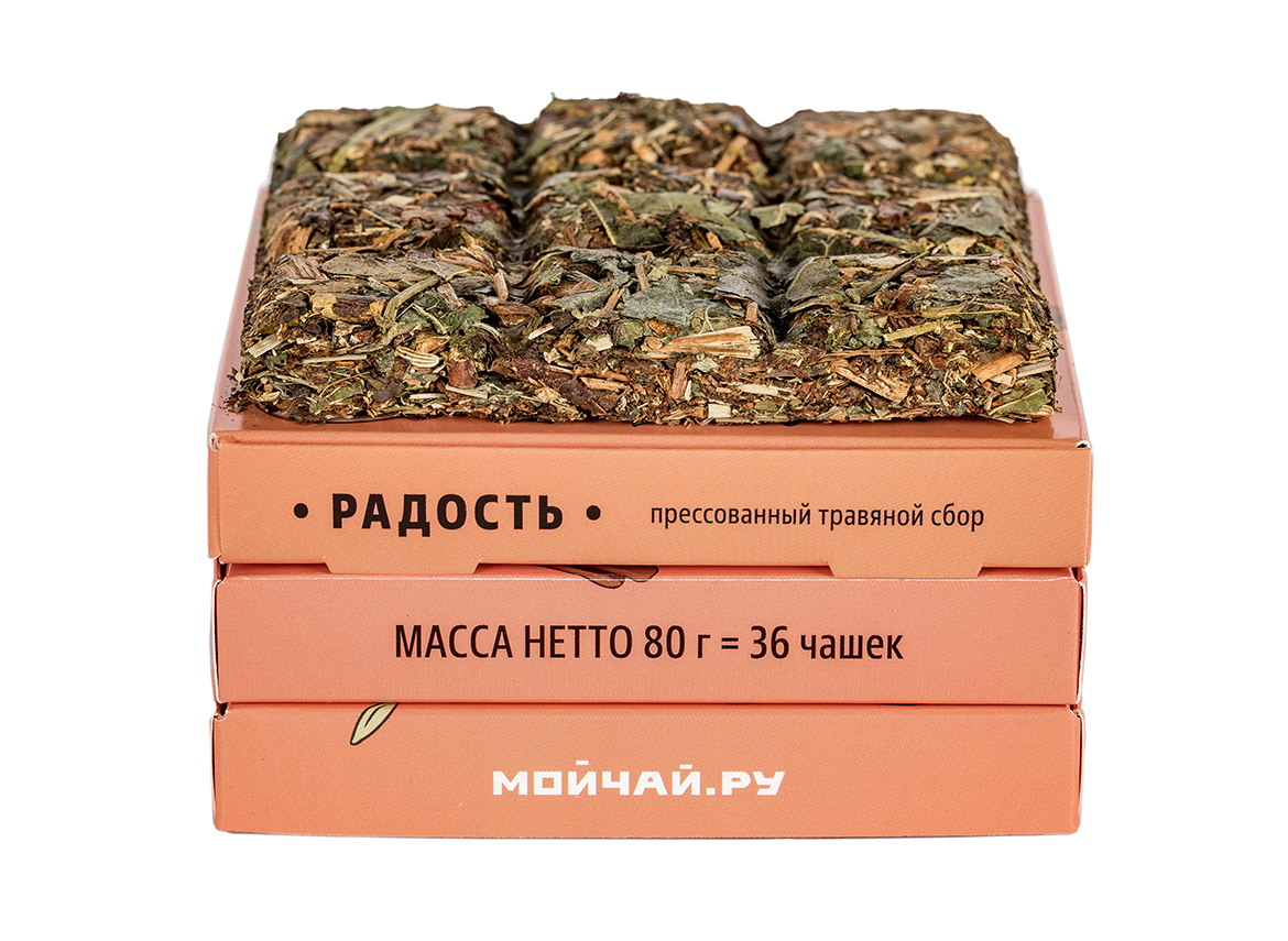 Травяной сбор прессованный «Радость» 2.0, 80 г