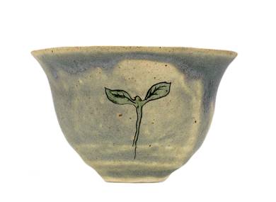 Пиала Мойчай серия "Зелёный чай" # 44414 керамикаручная роспись 53 мл