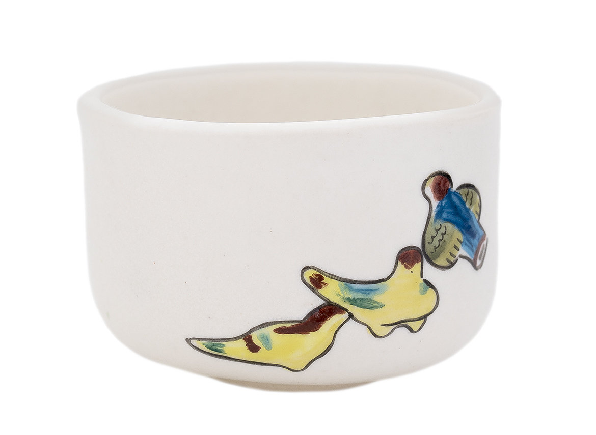 Пиала Мойчай "Японские игрушки. Птички свистульки" # 44488, керамика/ручная роспись, 47 мл.
