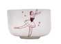 Пиала Мойчай "Балерина" # 44493 керамикаручная роспись 47 мл
