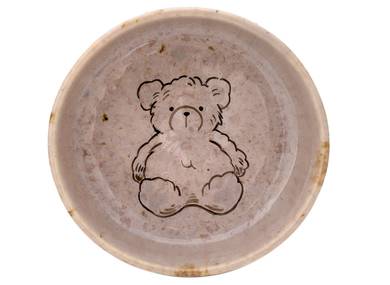 Пиала Мойчай "Мишка" # 44513, керамика/ручная роспись, 74 мл.