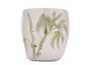 Пиала ручная работа Мойчай "Бамбук" # 44535, керамика/ручная роспись, 68 мл.