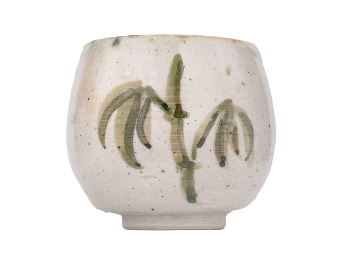 Cup handmade Moychay 'Bamboo' # 44537, ceramic/hand painting, 123 ml.