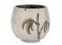 Cup handmade Moychay 'Bamboo' # 44537, ceramic/hand painting, 123 ml.