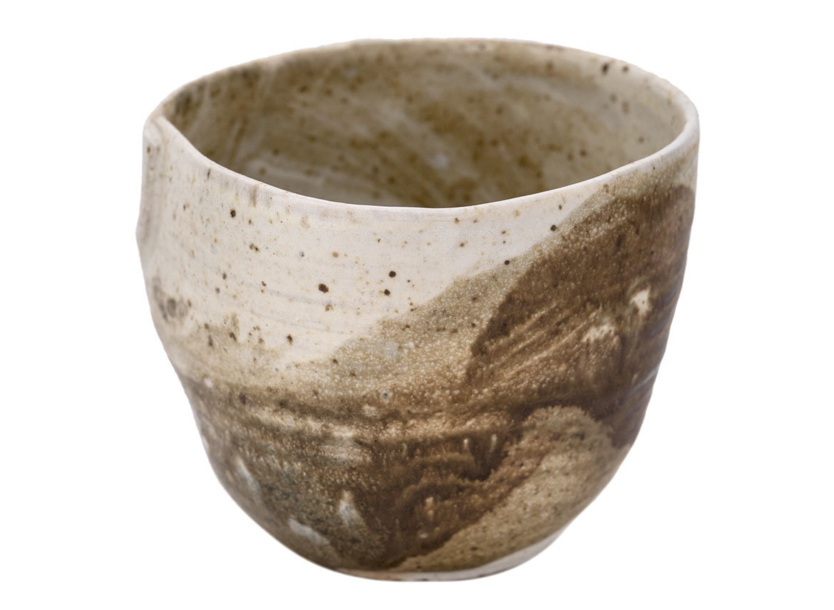 Cup handmade Moychay # 44672, wood firing/ceramic, 113 ml.